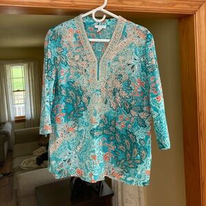 Charter Club 100% cotton tunic